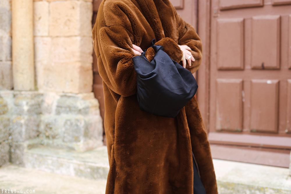 Trini | Toteme Chelsea fur coat Prada boots 
