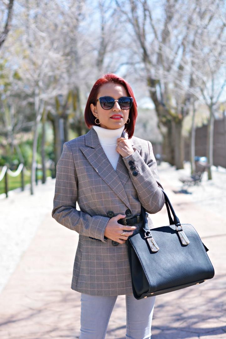 Chaqueta Estampado Principe de Gales