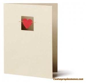 Como crear con tus propias manos trajetas para San Valentin