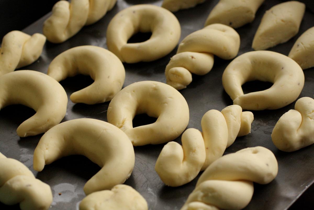 Chipa almidón (pan Paraguayo sin gluten) masa cruda