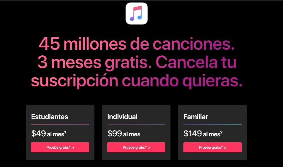 Apple Music Suscripcion