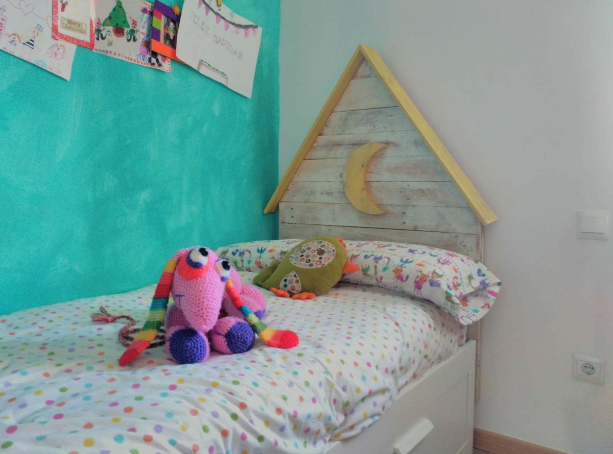 cabecero infantil de palet