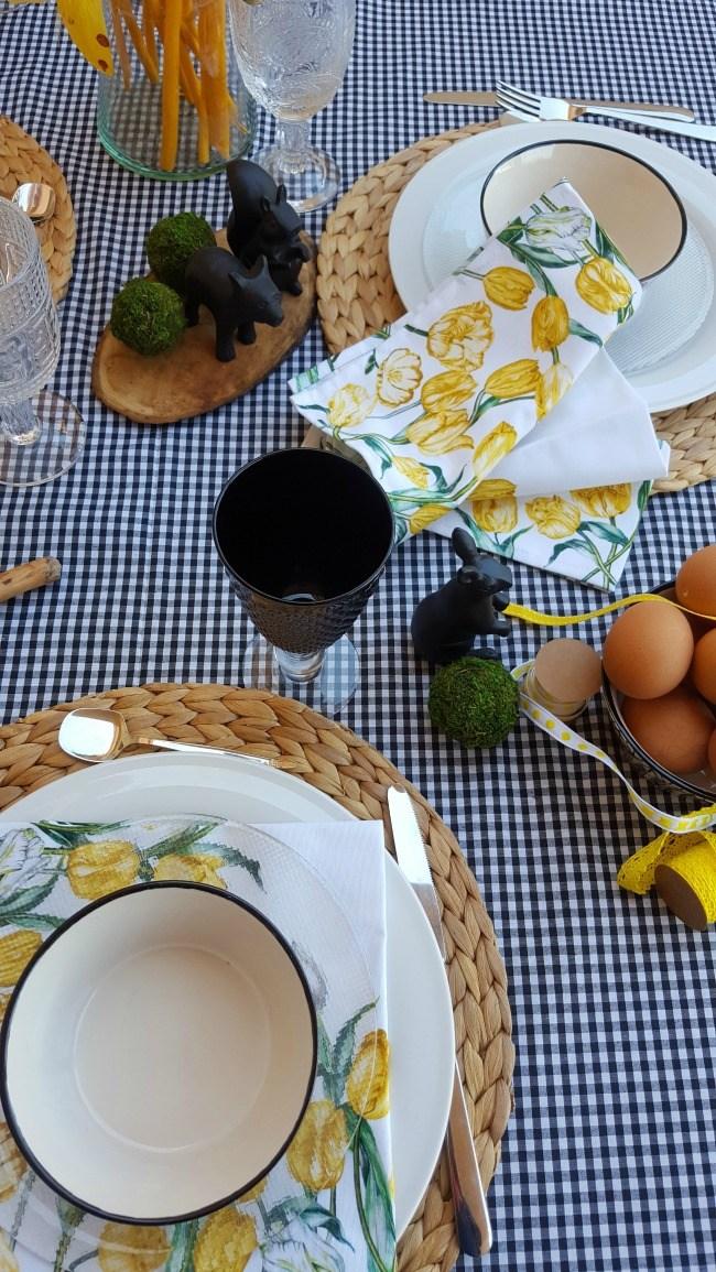 Una idea para decorar tu mesa en Pascua