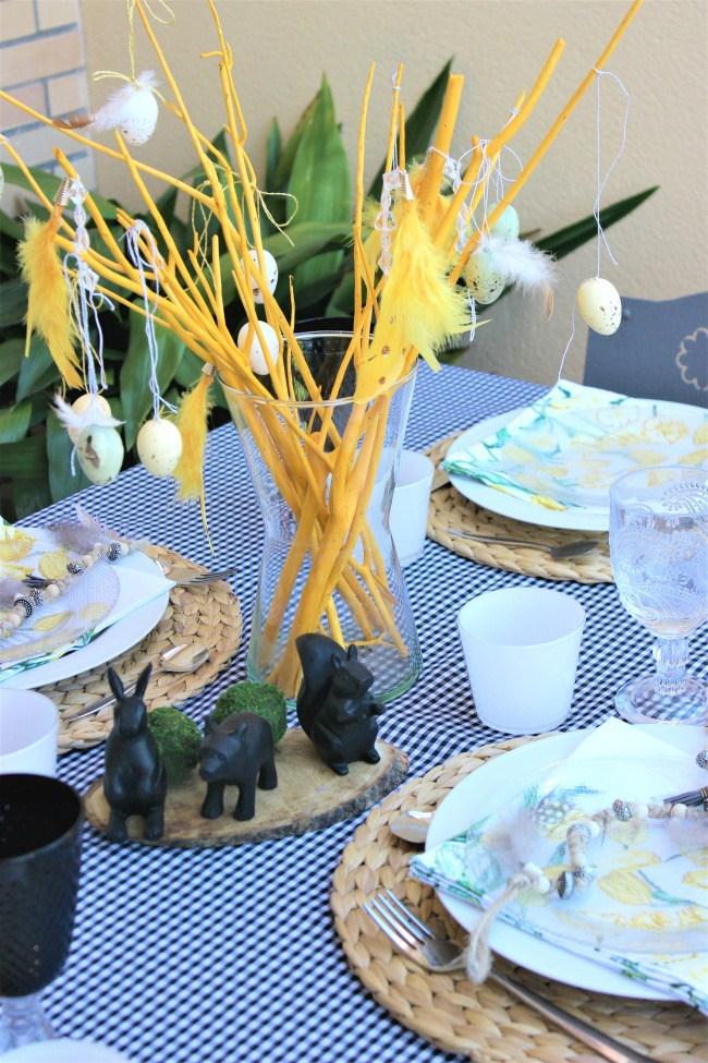 Una idea para decorar tu mesa en Pascua