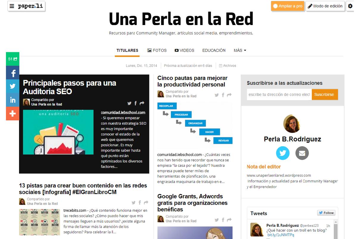 curator tool Paper.li