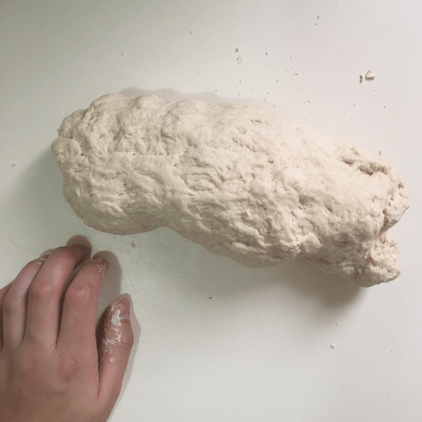 Masa cuando comienzas a amasar