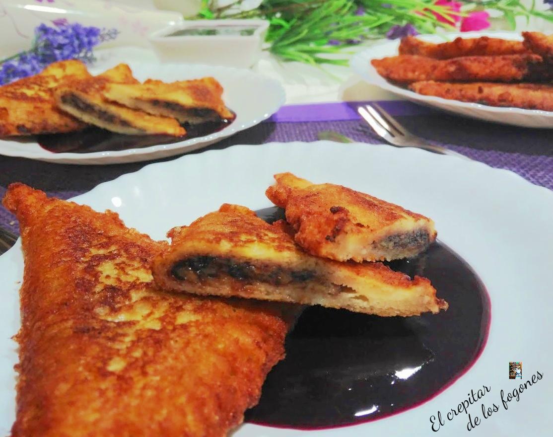 torrijas con salsa