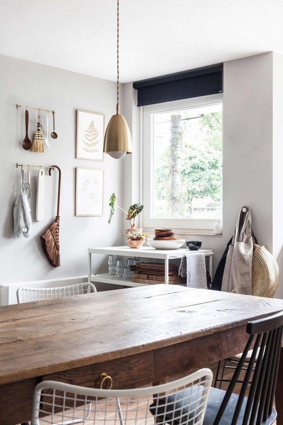 Elegir lámpara para la mesa del comedor