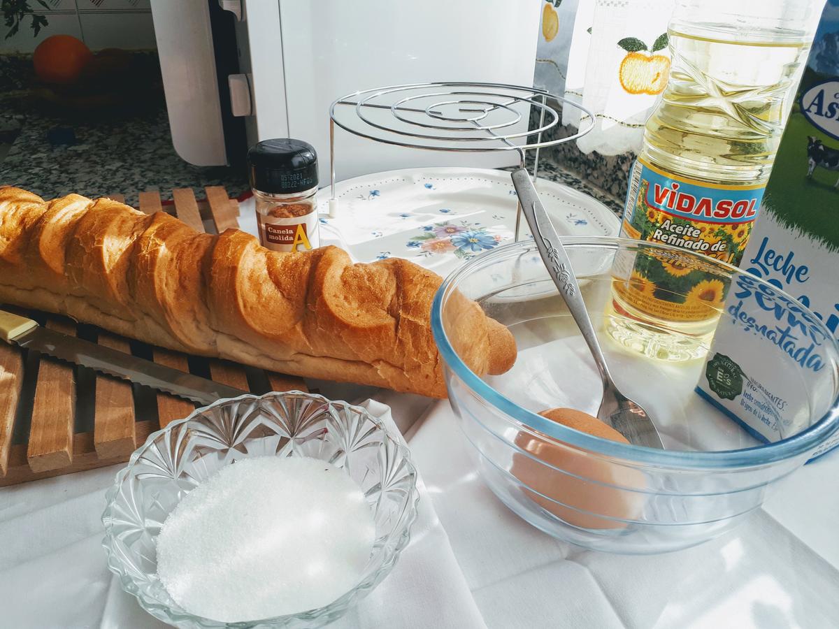 ingredientes para torrijas semana santa