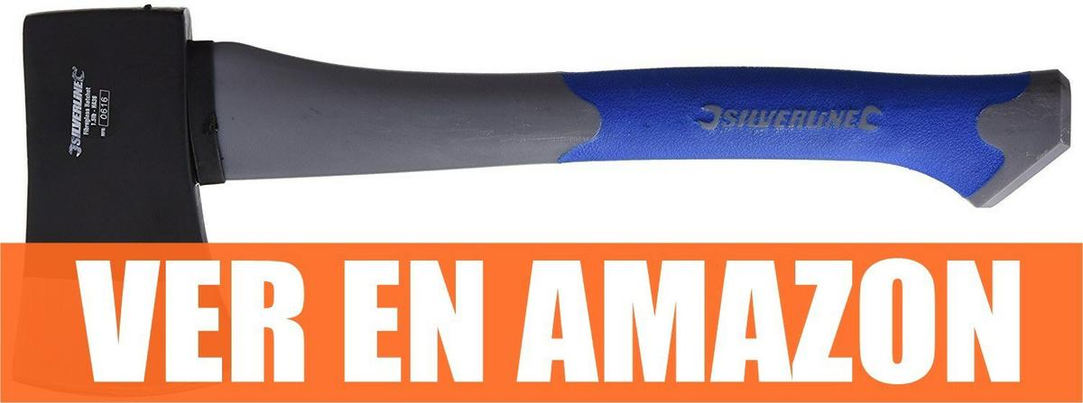 Silverline HA36 - Hacha con mango de fibra de vidrio