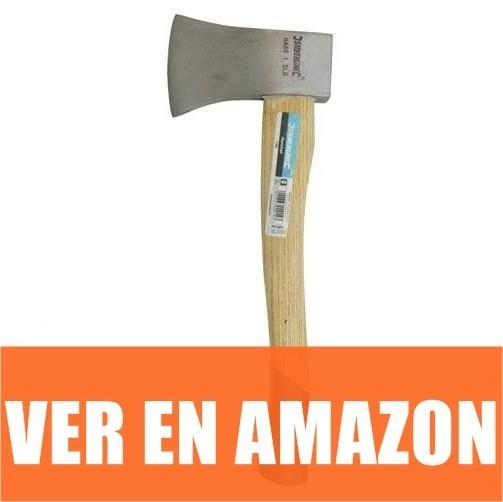 Silverline HA68 - Hacha con mango de madera maciza