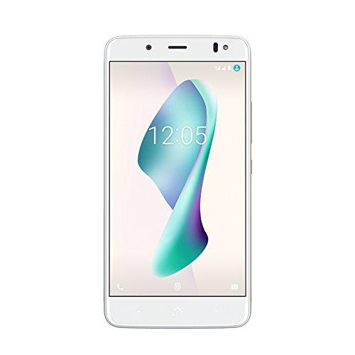BQ Aquaris VS Plus - Smartphone de 5.5" (4G, Wifi, Bluetooth 4.2, Qualcomm Snapdragon 430 hasta 1.5 GHz, 64 GB de memoria interna, 4 GB de RAM, cámara de 12 MP, Android 7.1.2) blanco y oro