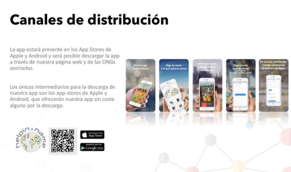 Helpin.Name, una aplicación para hacer donaciones en solo tres pasos