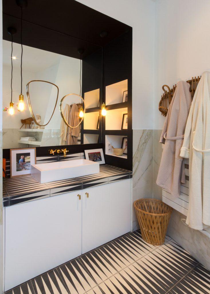 Baño con glamour en París