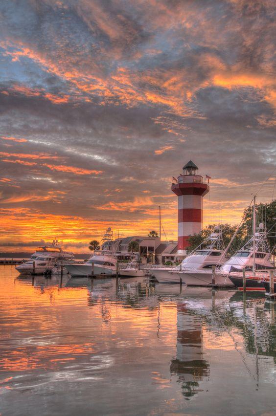 Harbour Town Lighthouse on Hilton Head Island, SC, Islas para visitar en Estados Unidos