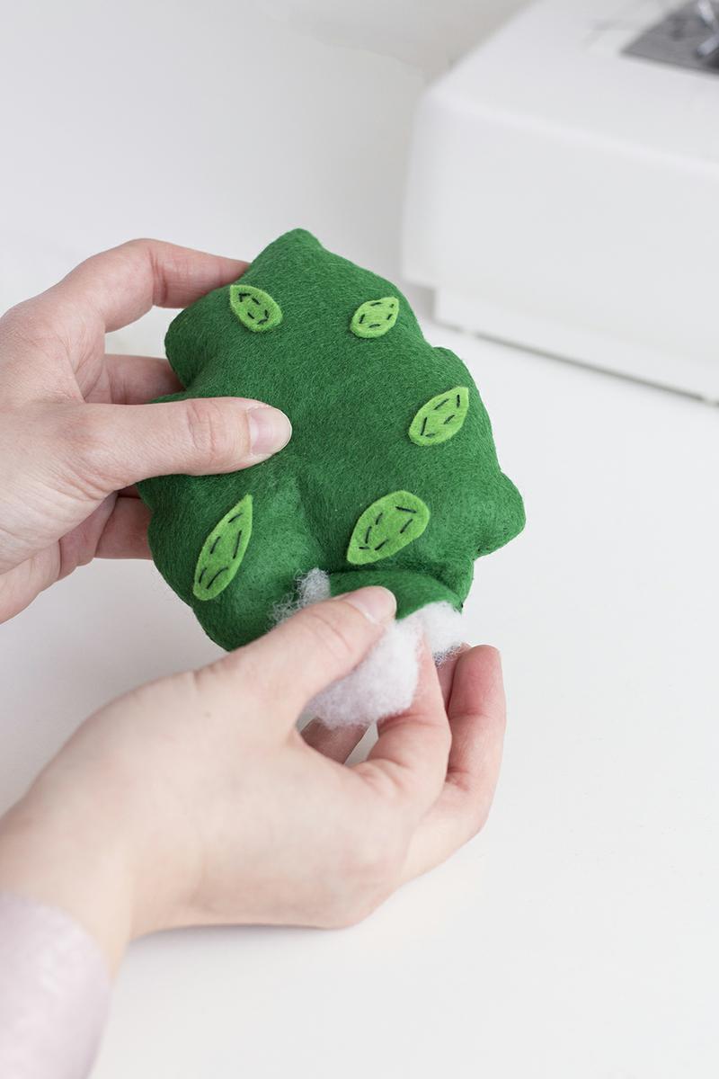 alfiletero fieltro hoja de costilla de adan