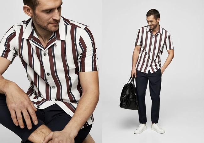 Camisas para Hombre de Mango con inspiración Vintage