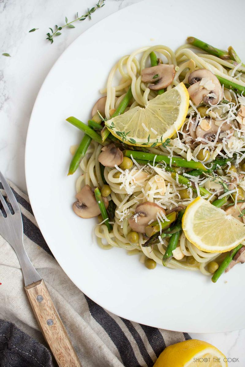 espaguetis con verduras