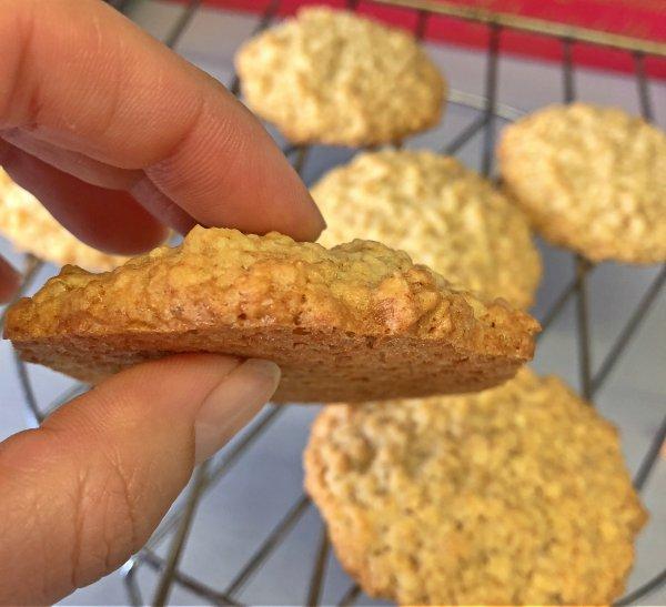 galletas de avena enfriar