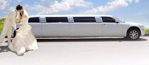 Limusina blanca para boda