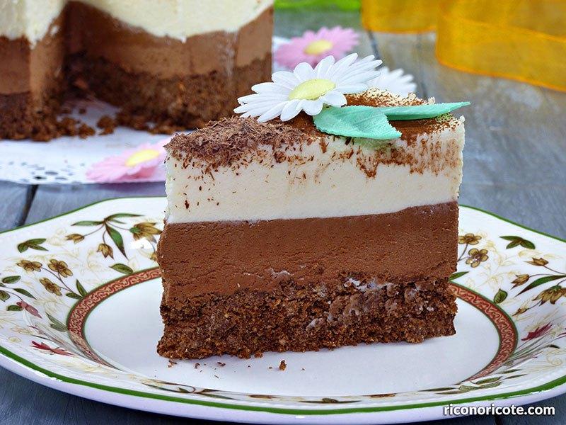 Tarta mousse doble chocolate