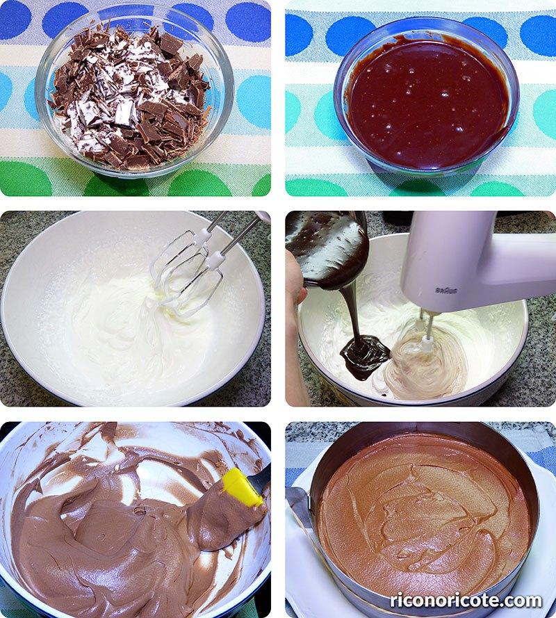 Tarta mousse doble chocolate