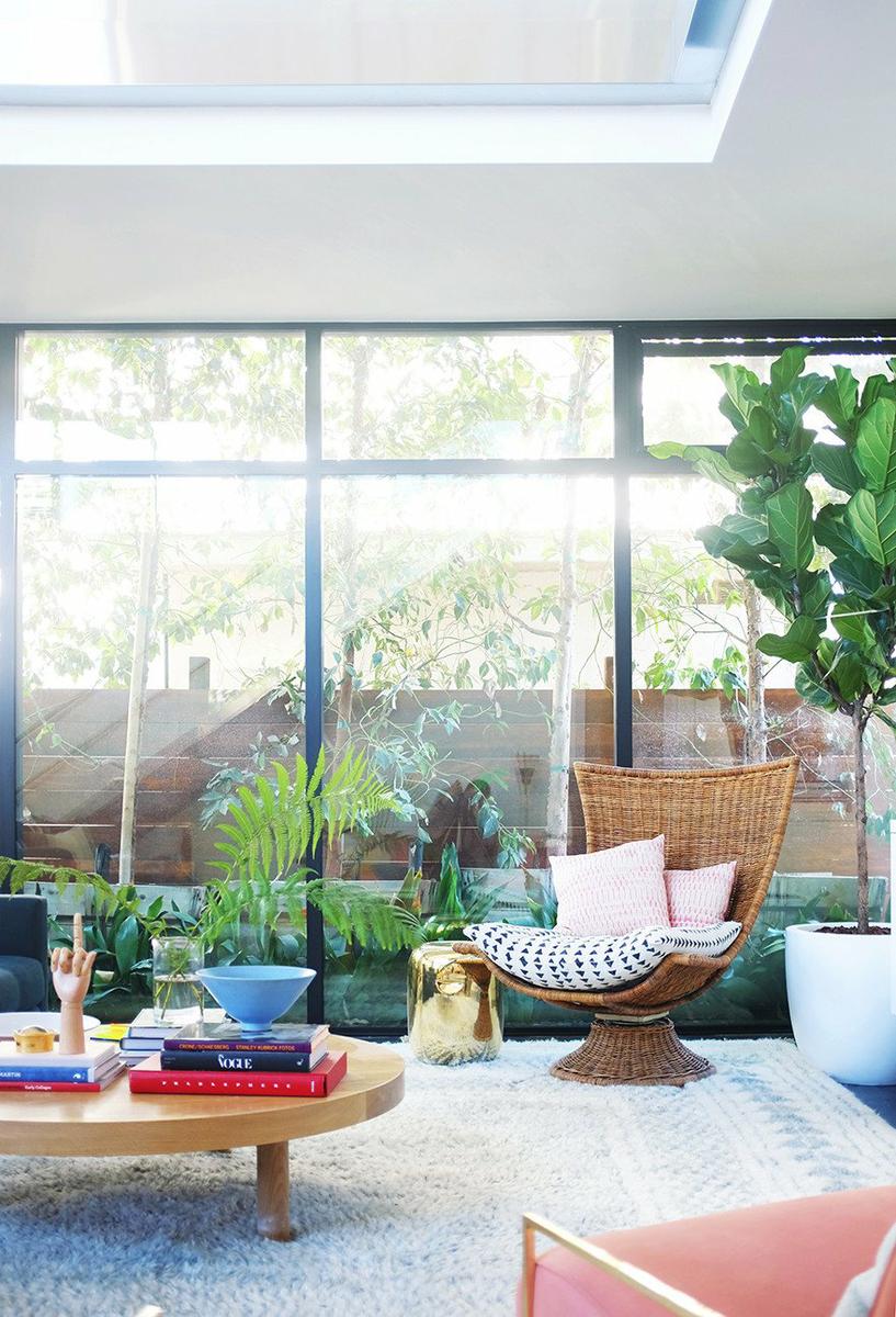 decoración moderna con color