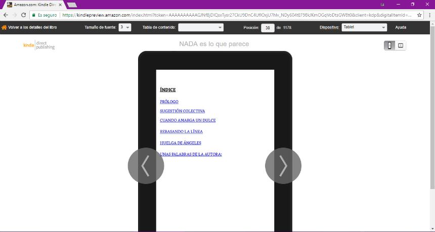Captura de pantalla publicar eBook