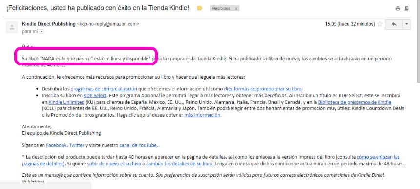 Captura de pantalla Correo