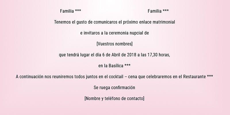 Invitación de boda 10