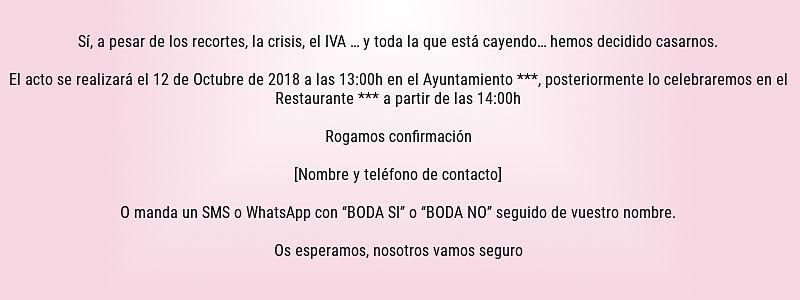 Invitación de boda 11