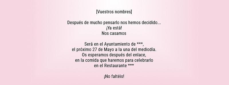 Invitación de boda 12