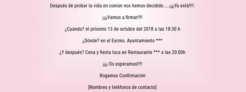 Invitación de boda 25