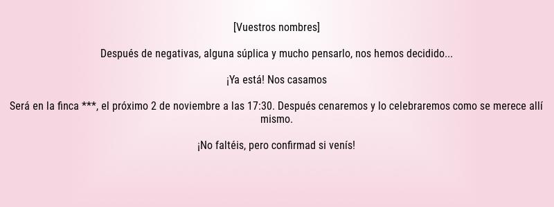 Invitación de boda 26