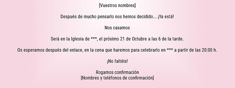 Invitación de boda 28