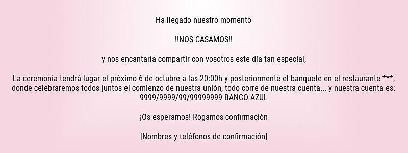 Invitación de boda 29