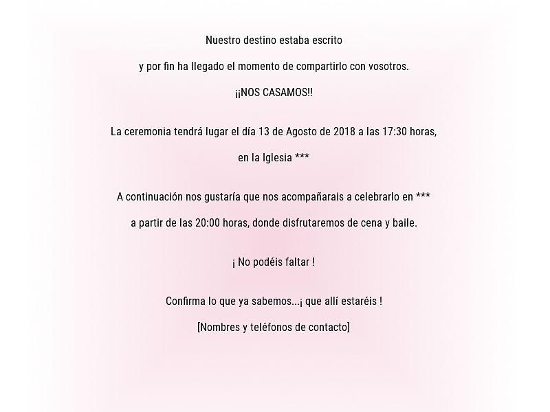 Invitación de boda 33