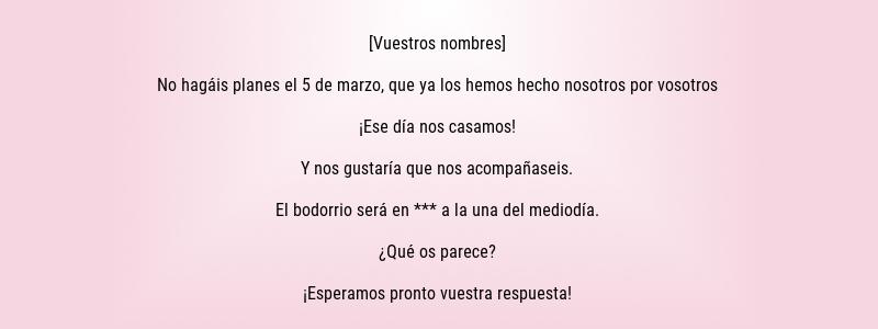 Invitación de boda 35