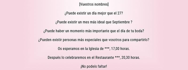 Invitación de boda 39