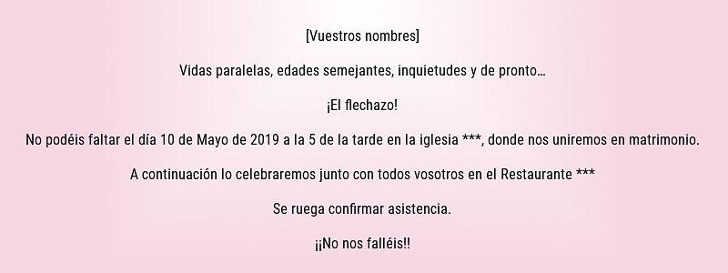 Invitación de boda 40