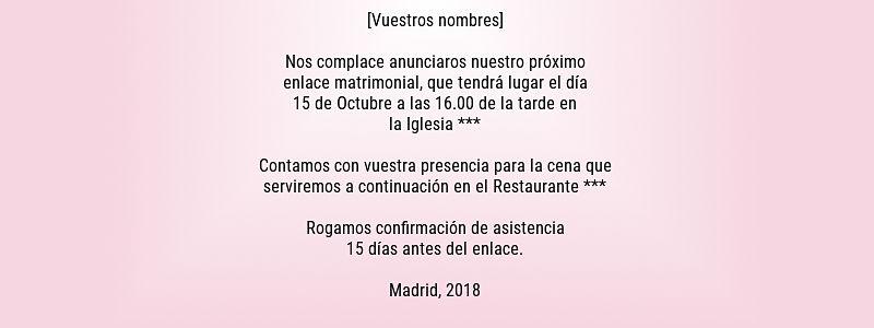 Invitación de boda 20