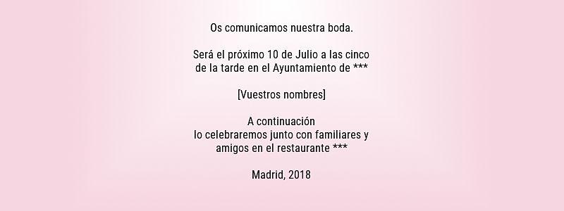 Invitación de boda 21