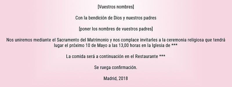 Invitación de boda 4