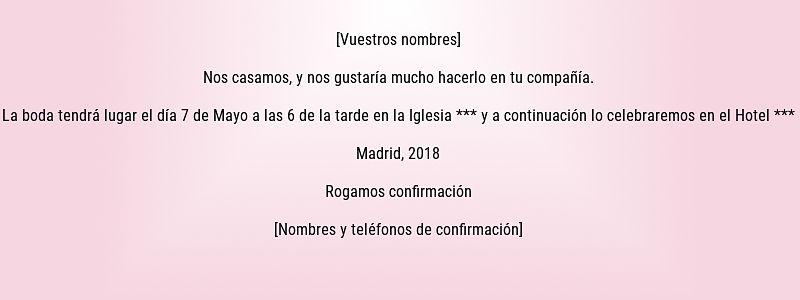 Invitación de boda 24