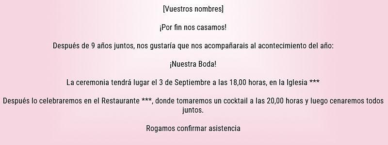 Invitación de boda 42