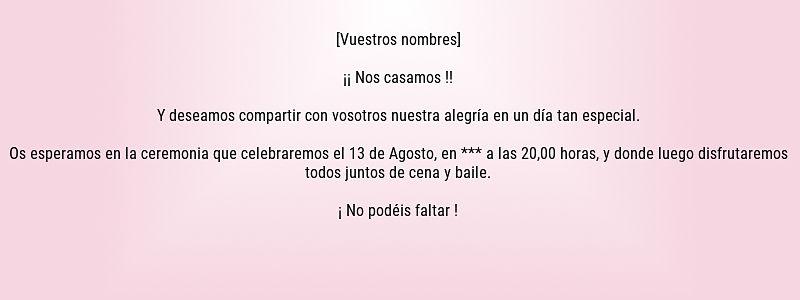 Invitación de boda 46