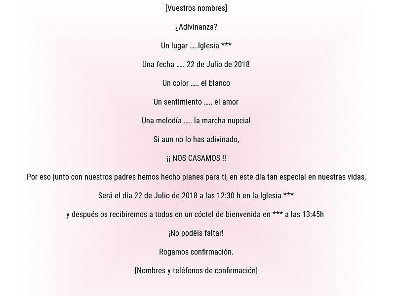 Invitación de boda 32