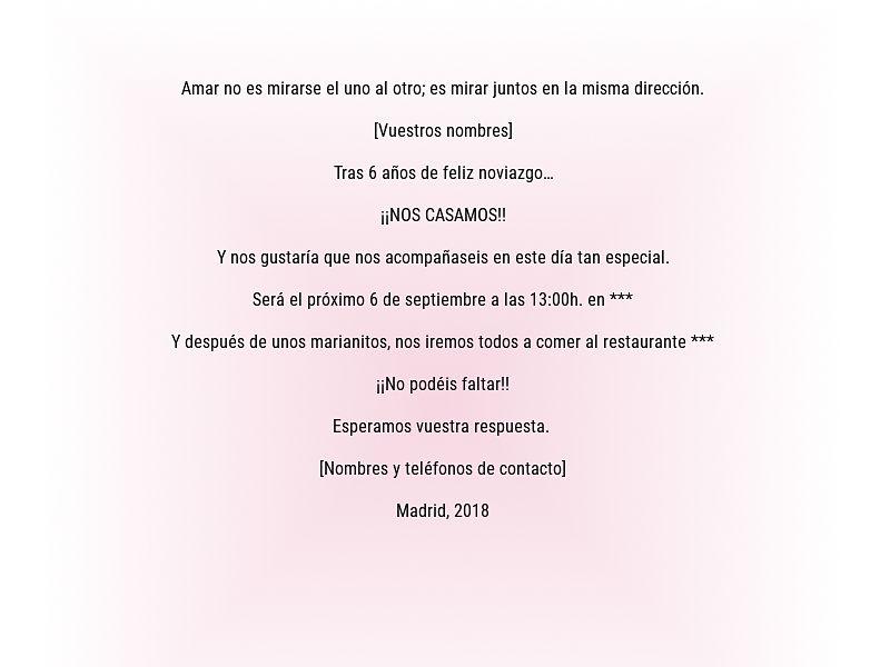 Invitación de boda 47