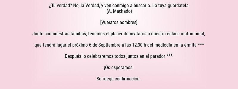 Invitación de boda 48