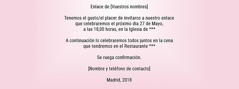 Invitación de boda 7